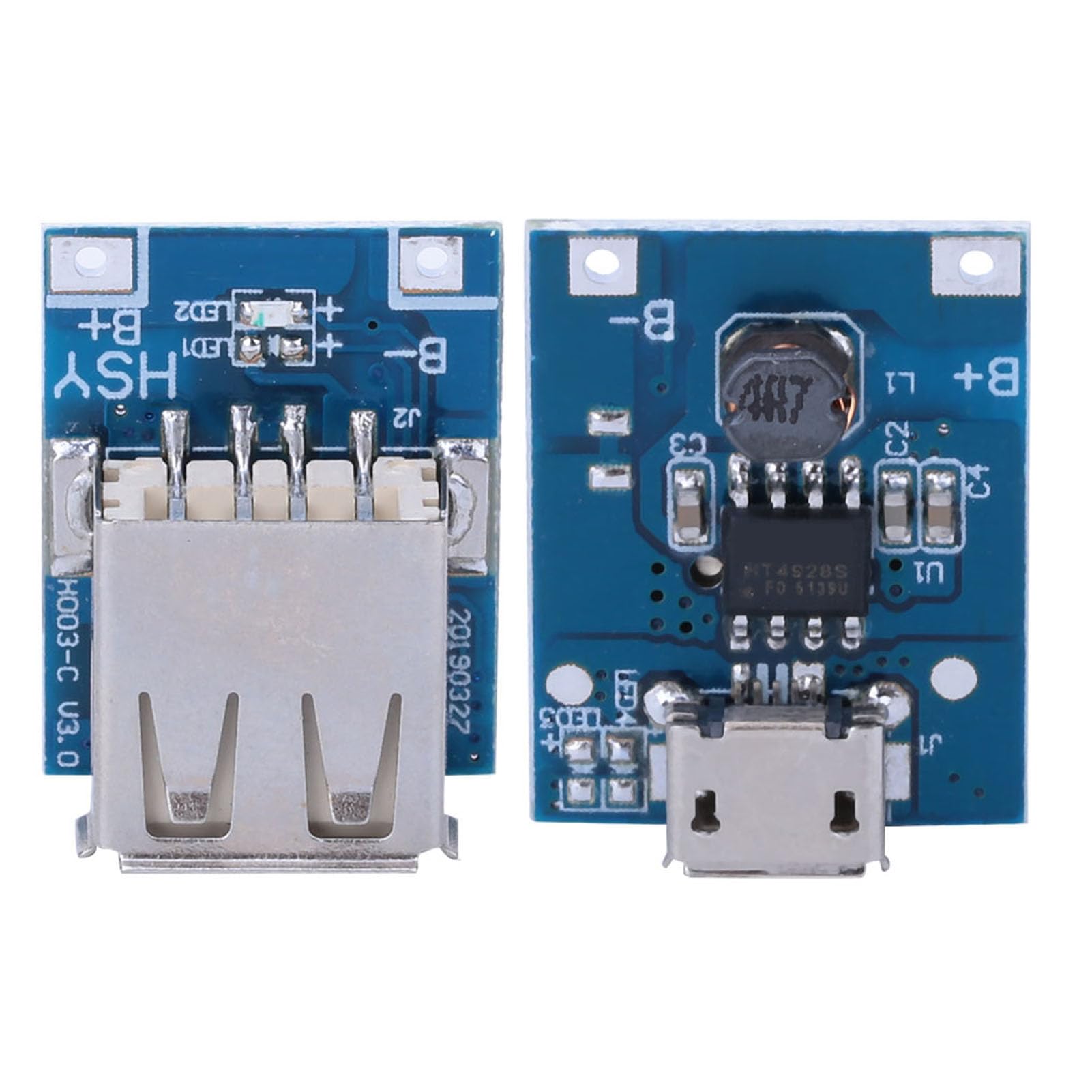 Garosa 10PCS Boost Step Up Power Supply Module 5V 1A USB Charger with Lithium Battery Protection Board DIY LED Display for 134N3P Projects