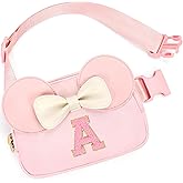 mibasies Waist Pack for Girls, 4 Year Old Girl Birthday Gifts, Letter A