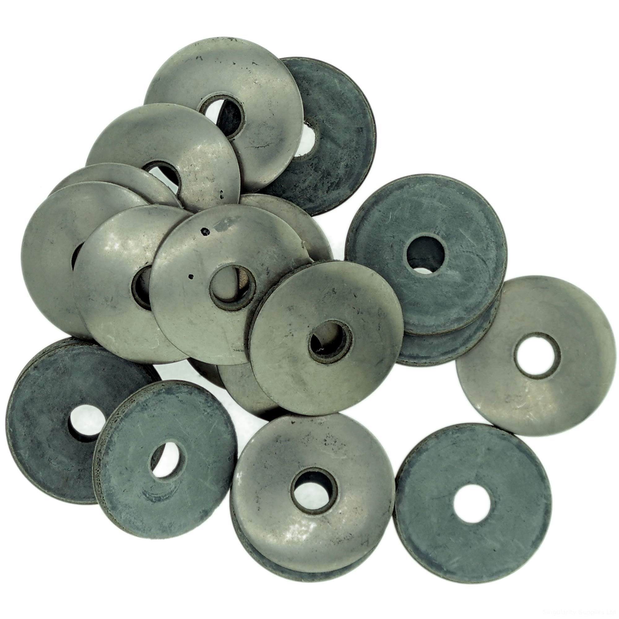 D6.7 (6.7mm x 16mm) Sealing Washer (Grey EPDM) - Stainless Steel (A2) (Pack of 20) — image 1