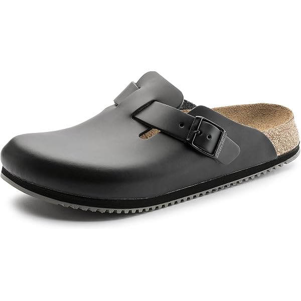 Amazon.com: Birkenstock Unisex Adult Boston Work Clogs, Black, 35