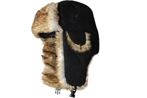 ONWAY Trapper Hat Winter Hats for Women Men with Faux Fur Ear Flaps