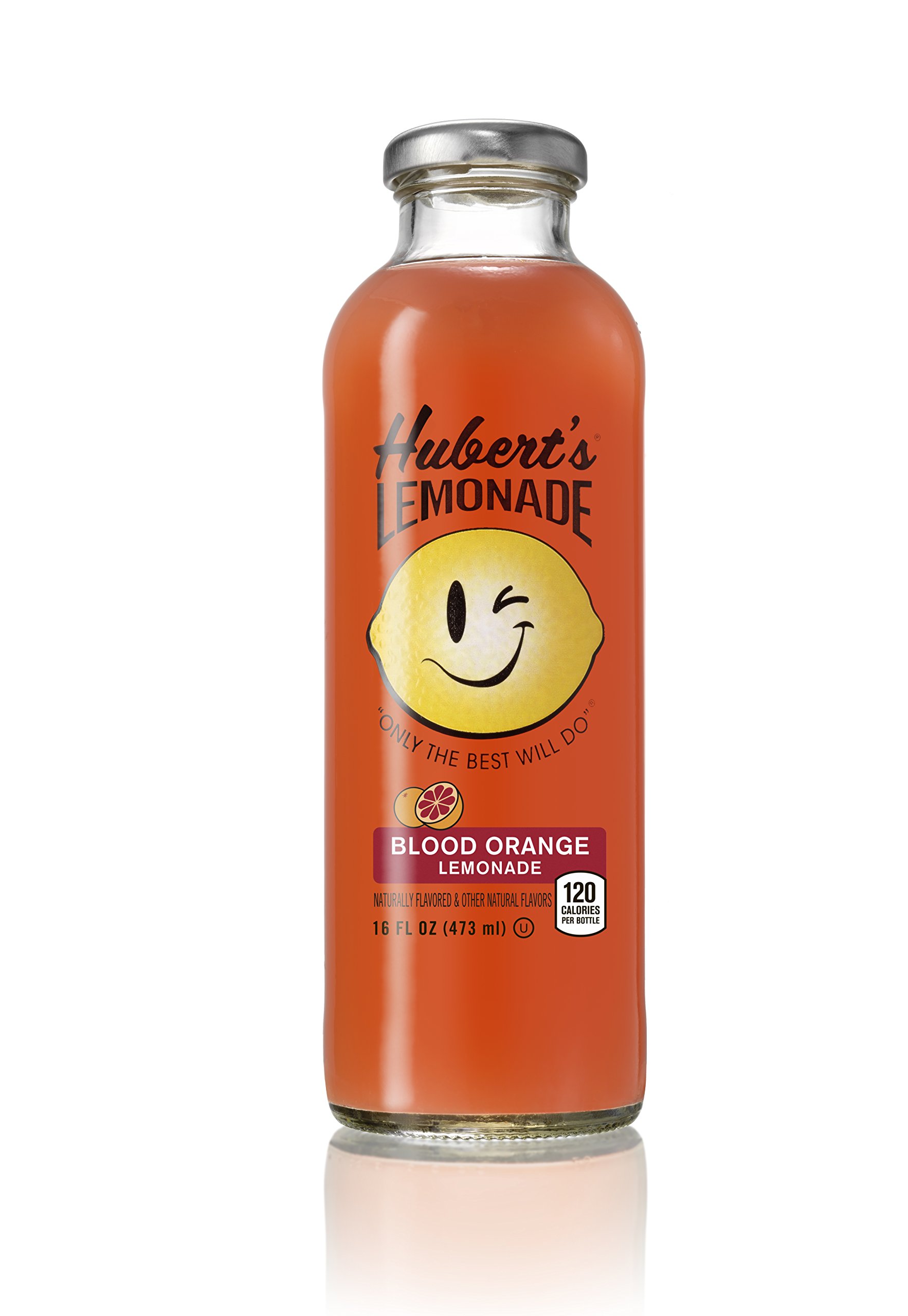 Hubert's Lemonade, Strawberry, 16 Ounce (Pack of 12