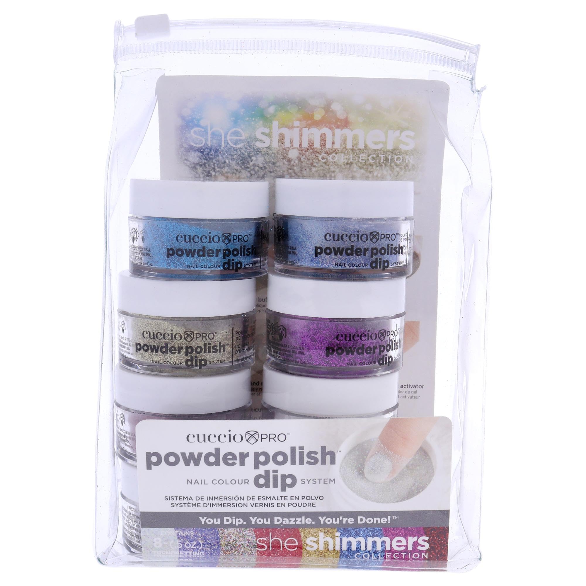 Pro Powder Polish Nail Colour Dip System - She Shimmer Cuccio Somatology For Women