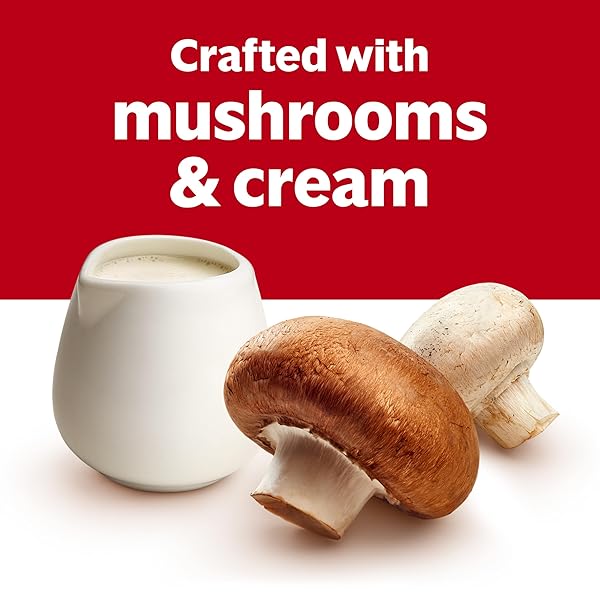 CAMPBELL’S CONDENSED CREAM OF MUSHROOM SOUP, 10.5 OUNCE CANS (PACK OF 8)