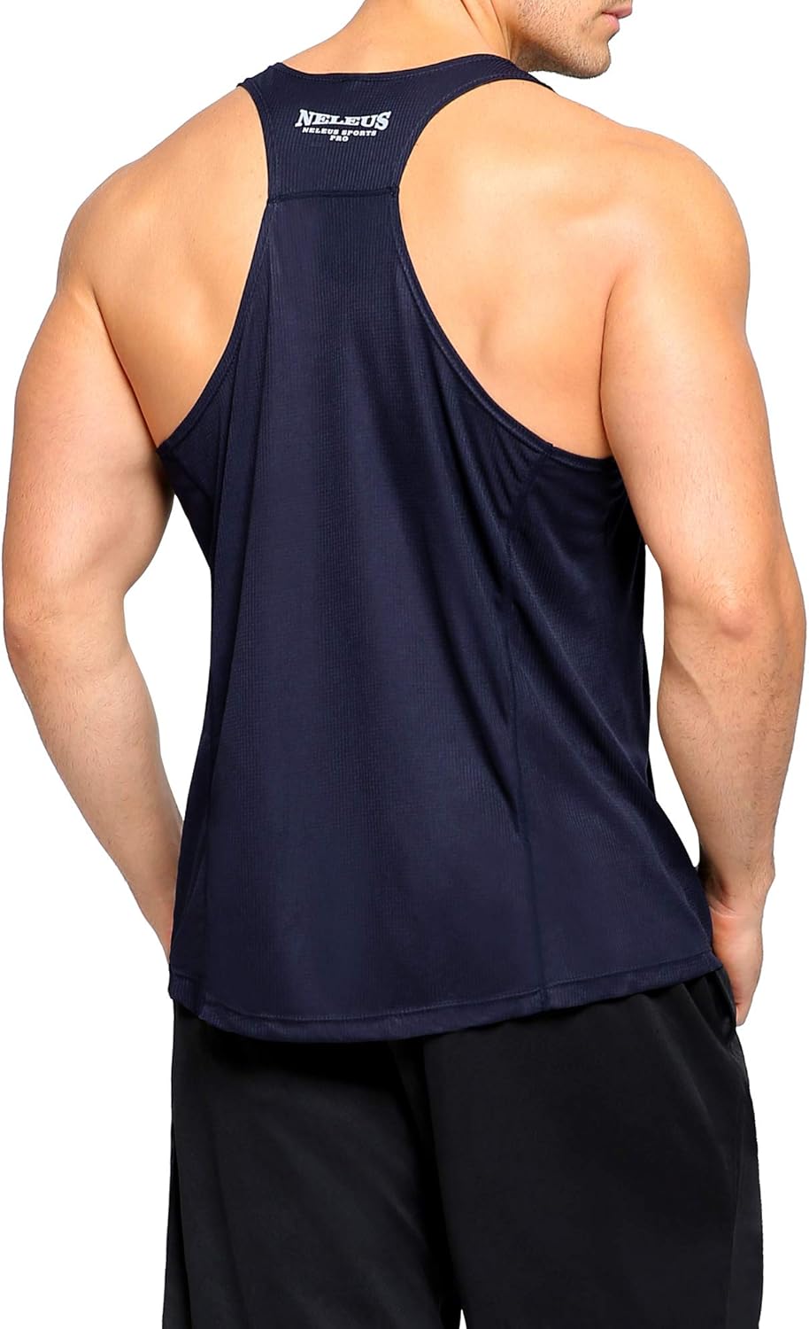 Neleus Men's Workout Muscle Tank Top Sleeveless Gym Shirt: Clothing