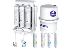 Midea Reverse Osmosis System, 4-Stage RO Under Sink Water Filtration System, NSF/ANSI Certified Ultra Safe Materials, Superb Taste Drinking Water Filter for Home, 75 GPD, Easy DIY Install