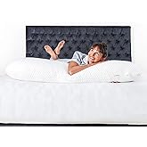 Aricove Body Pillow for Adults, Side Sleeper Pillow for Bed, Full Body Support in Long & Large Size, Tencel Lyocell Cover, Firm Memory Foam & Soft Microfiber, 20x54 inch, Machine Washable
