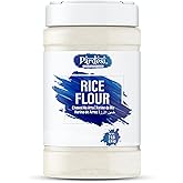 PARDESI Rice Flour 3.41 LB (1.55 KG) Chawal Ka Atta, Harina de Arroz - Resealable Jar with Handle I Indian Origin I Easy to store I No Spills No Mess I Pantry Ready