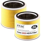 FFAC Core 200S Replacement Filter for LEVOIT Core 200S Core 200S-P Smart WiFi Air Purifier, 3 Stages Ture HEPA Filter Compare Part# Core 200S-RF, 2 Pack