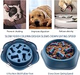 CAISHOW Slow Feeder Dog Bowl Small Medium Dogs Non-Slip Safe Material view 3