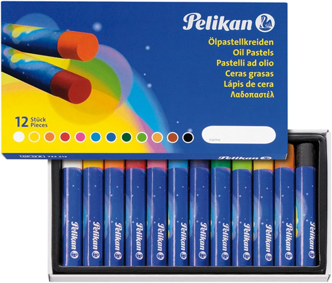 Pelikan 723213 - Caja de 12 ceras grasas [importado de Alemania]: Amazon.es: Juguetes y juegos