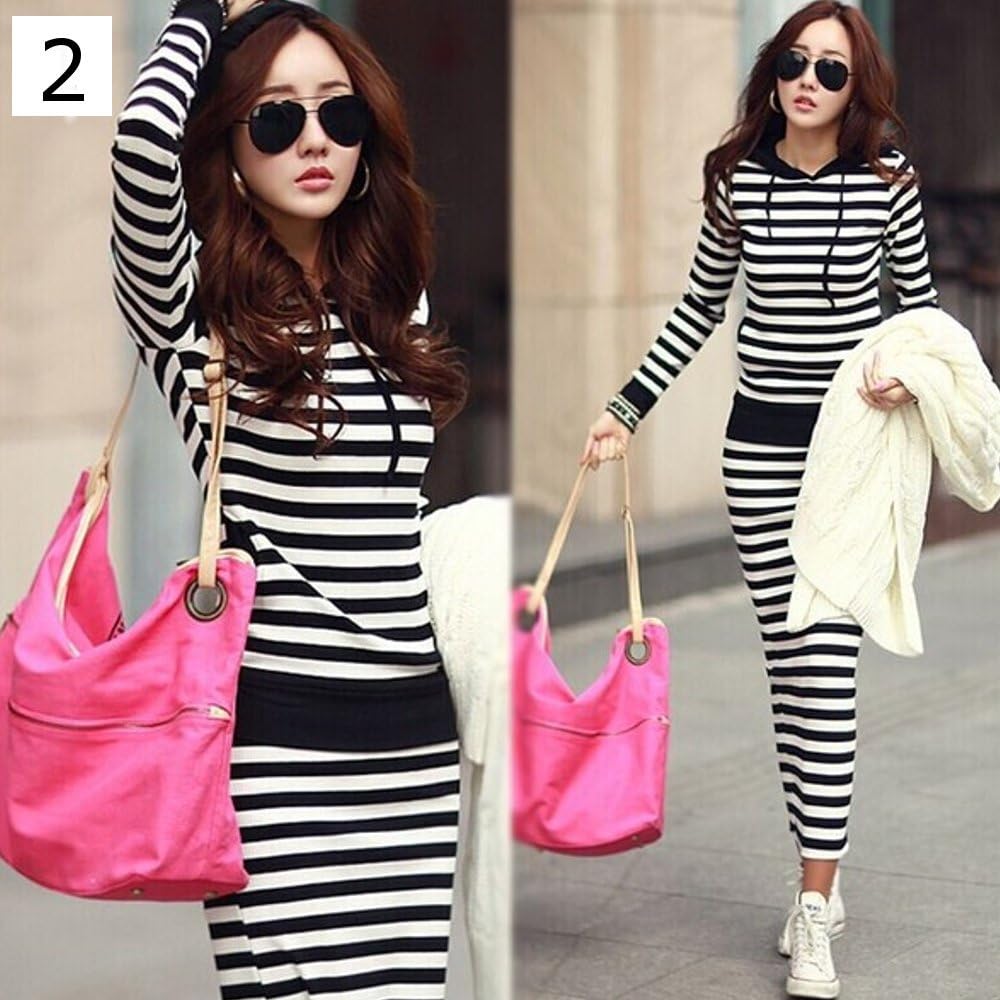 Amazon 品 セットアップ 上下セット スウェット スウェットセットアップ レディース ボーダー ボーダーセットアップ ジップアップ パーカー マキ アンサンブル 通販