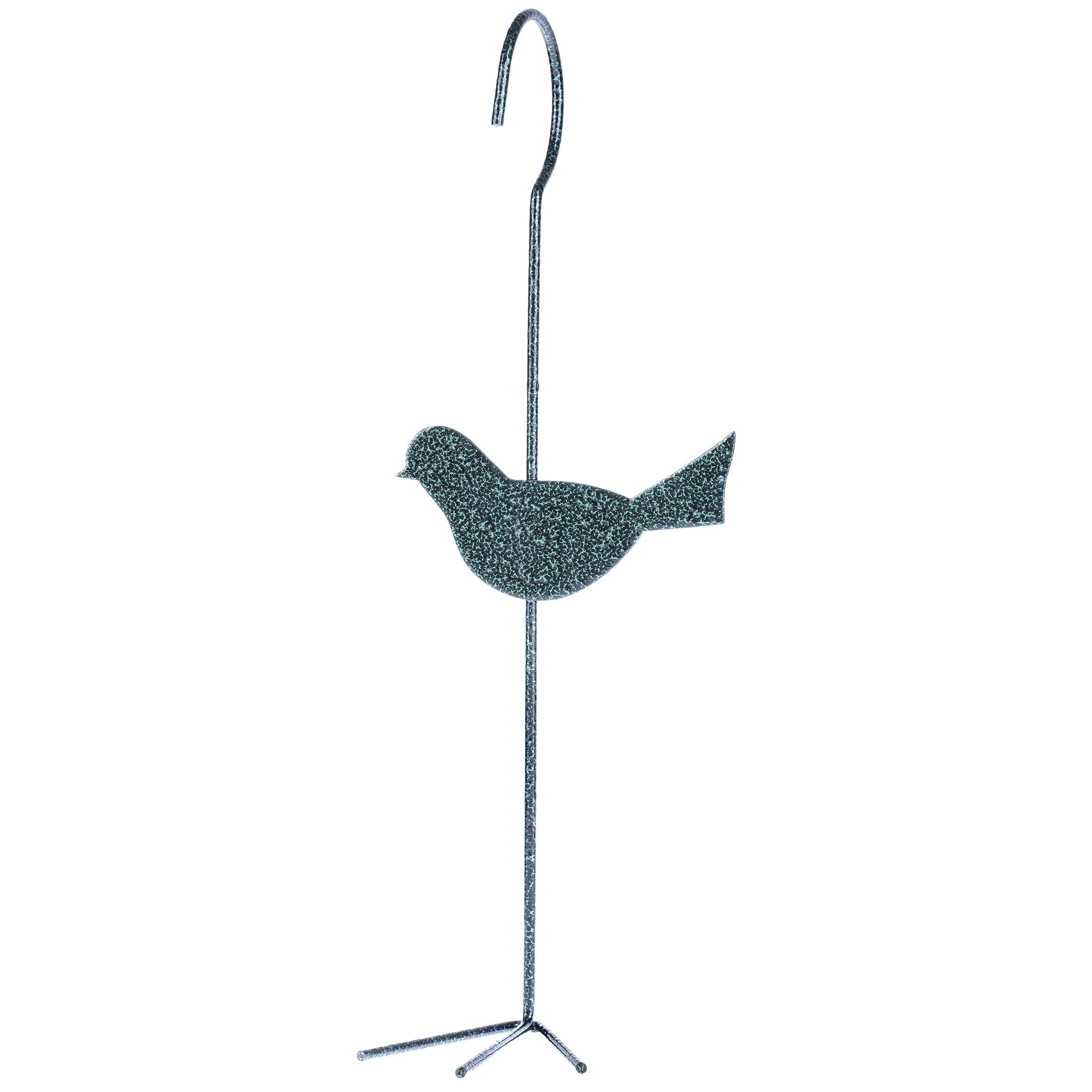 KADAX Bird House, Bird House for Hanging in the Garden, Balcony, Feeding Station for Wild Birds, Steel Bird Feeder House, Weatherproof Bird Feeder, Decoration, Green (Base)
