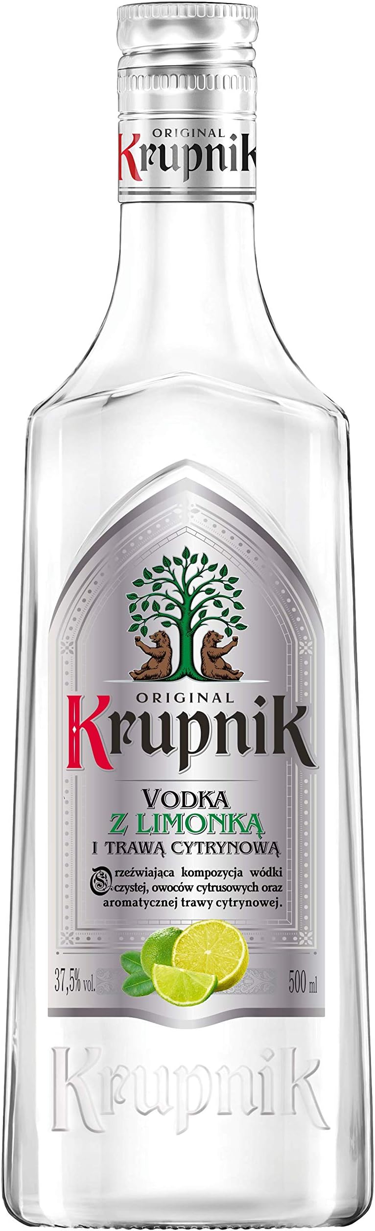 KrupnikPremium Lime and Lemongrass 37.5%, 500 ml