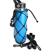 Gearproz HydroNet Carrier - Compatible with Wide Mouth Bottles 32, 40, 64 oz Growler - from America's No. 1 in Paracord Handles and Accessories - Prevents Dropping and Dents