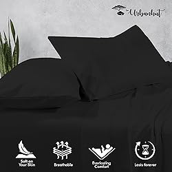 URBANHUT 100% Cotton California King Size Sheets