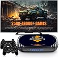 Retro Game Console with Built in 48000+ Games, 4K UHD Video Game Console for TV, Emulator Console Support 70+ Emulators, Game System with Wireless Controller, S905X4 Chip, 2.4G+5G WiFi, Gift for Men