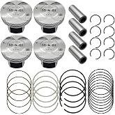 BuliBoao Engine Piston &amp; Piston Rings Kit STD 55567934 55574537 25192330 | Fits for Chevy Sonic Cruze Limited 1.8L 2011-2018