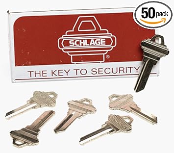 Schlage Original Keyblank Cylinder Nickel Silver Keyblank Boxed General Hardware And Construction Equipment Amazon Com