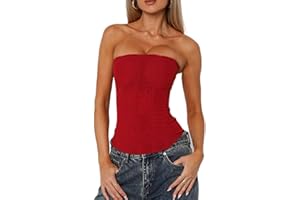 UAURORAO Women Mesh Renaissance Corset Top Strapless Back Zip Up Boned Bustier Tops Y2k Going Out Tube Bandeau Tops
