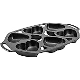 Lodge Manufacturing Company Seasoned Cast Iron Heart Mini Cake Pan
