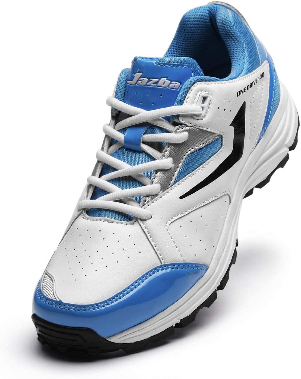 Buy Jazba One Drive 100 Youth's Cricket Shoes (BLUE) (UK 4.5 US 5.5