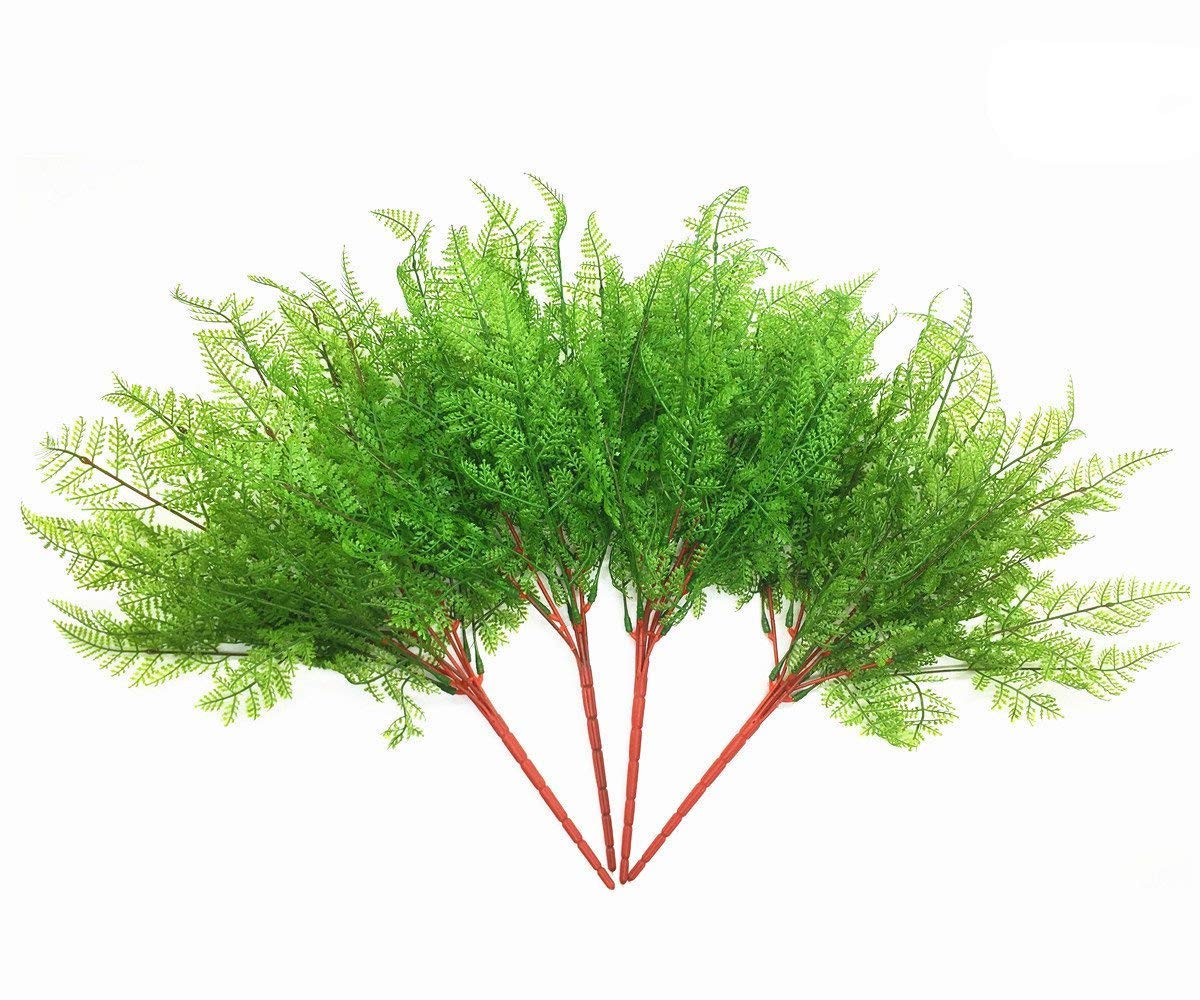 CATTREE Artificial shrubs, plastic grass fake plants wedding home indoor outdoor garden conservatory kitchen office table arrangements Christmas decoration
