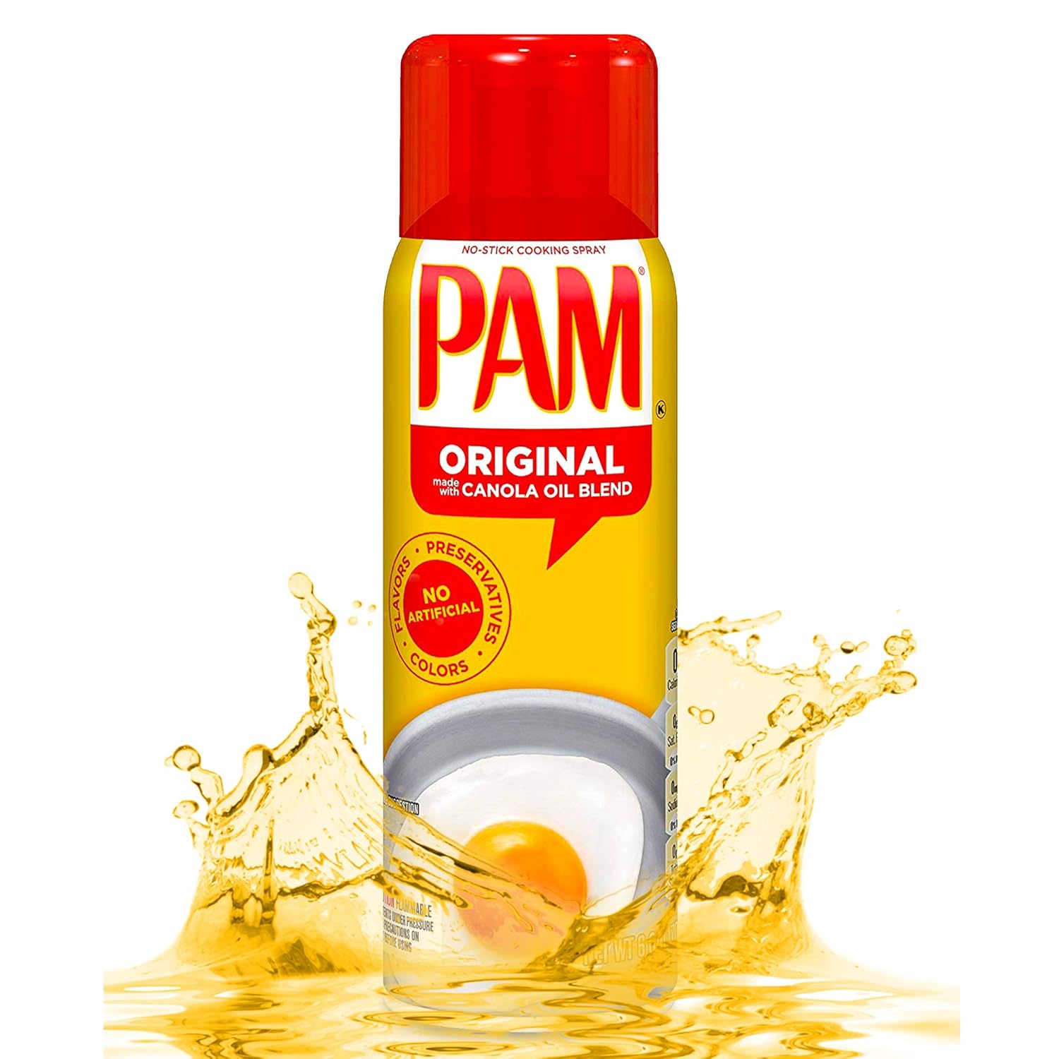 Pam Original Cooking Spray Canola Ol No Stick Cooking Spray 170 Gramm Amazon De Grocery