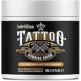 Adellina Tattoo Numbing Cream for Tattoos, Maximum Strength Numbing Cream for Men and Women, 50g/1.7oz