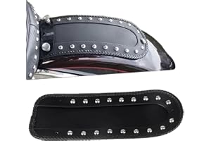 Cyreedom Motorcycle Vinyl Leather Rivet Leather Harley Motorcycle Rear fenders Bib for Softail Springer Heritage Classic EFI FLSTCI 2006-2017