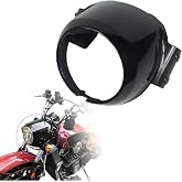 Aluminum Headlight Fairing for Indian Scout/Bobber(2015-2026) | Gloss Black,Easy to Install,Sturdy Material,Modification and Upgrade Accessories