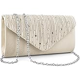 TINDTOP Evening Clutch Purses for Women Handbags for Formal Wedding Party Cocktail Prom Crossbody Shoulder Envelope Bag | for Formal Wedding, Party, Cocktail, Prom, for Formal Wedding, Party