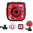 PROGRACE Kids Waterproof Camera - 1080P HD Underwater Fun For Ages 3-12, Perfect Holiday Gift