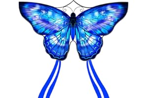 Mint's Colorful Life Butterfly Kite for Kids & Adults Easy to Fly, Large Single Line Kites with 300ft String Kite Handle