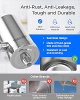 Waterdrop Water Filter Tap Stainless Steel Faucet Filter 320 Gal 0.5 GPM view 5