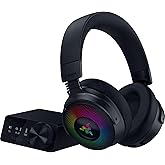 Razer Kraken V4 Pro Wireless Gaming Headset: OLED Control Hub - HD Haptics - 2.4GHz Wireless - Bluetooth - USB - 3.5 mm - Super Wideband Mic -(Renewed)