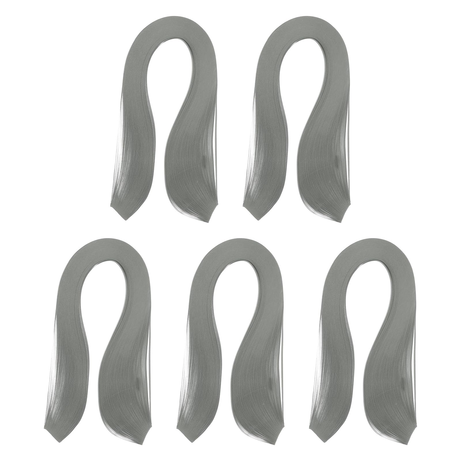 PATIKIL 600pcs Quilling Strips Paper 1/8"(3mm) 39cm Origami Paper Quilling Strip for Art DIY Hand Craft Christmas, Grey