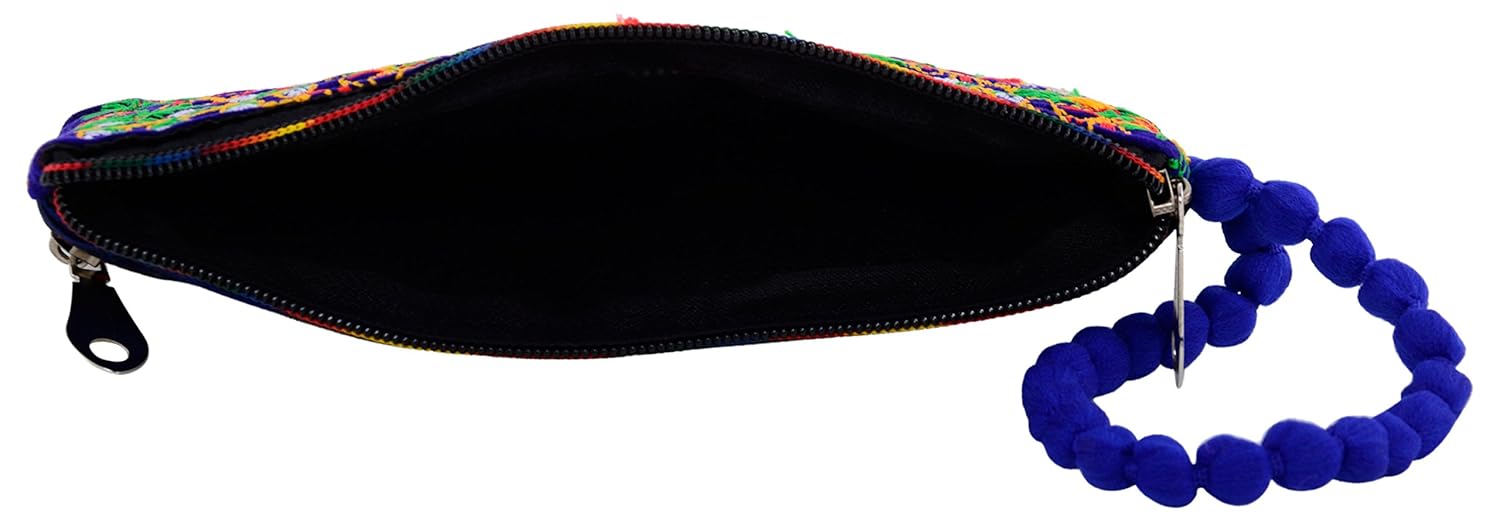 a r sales women's wristlet (blue, ar_bag165)