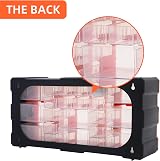 Simpa 22 Drawers Plastic DIY Tool Bit Storage Organiser Cabinet 49x25x16 cm view 3