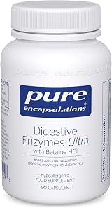 Pure Encapsulations Digestive Enzymes Ultra with Betaine HCl 90 Capsules