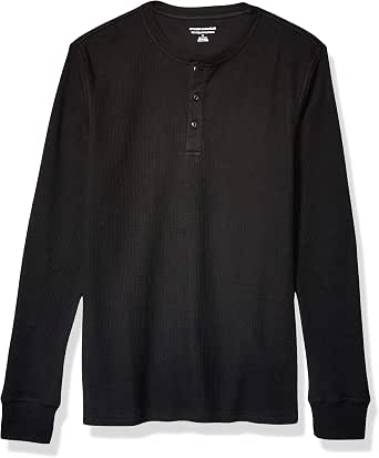 Slim-Fit Long-Sleeve Waffle Henley 