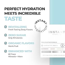 Instant Hydration Electrolytes Powder Packets