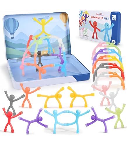 Amazon.com: JSDKFJSA 60-Piece Mini Magnetic Tiles Set with Iron