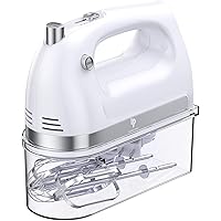 LILPARTNER Hand Mixer Electric, 400W Ultra Power Kitchen Mixer Handheld Mixer With 2x5 Speed (Turbo Boost & Automatic…
