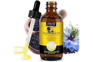 Black Seed Oil 60ml | 100% Pure & Premium Cold Pressed | Improves the Condition of Hair, Skin, and Nails | Best for Dry-Skin,