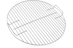 COOLBIRD Replacement Cooking Grate, Fits 22 inch Weber Charcoal Grills (22" Original Kettle and Original Kettle Premium, Master-Touch, Bar-B-Kettle, Performer), Silver