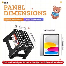 ACSTEP 7.5 Inch Folding Step Stool Foldable Stool