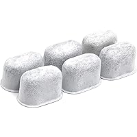 6Pack KEURIG Compatible Water Filter Cartridges For Keurig by Delibru - Premium Activated Charcoal Used in Filters (6)