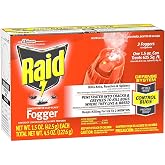 Raid Max Fogger, Insect Killer for Mosquito, Ant, Roach, Spider, Flea, For Indoor Use, 2.1 oz, 3 Count