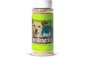 Herbsmith Kibble Seasoning – Freeze Dried Duck – Dog Food Topper for Picky Eaters – Grocery-Grade Fruits + Veggies – 3oz